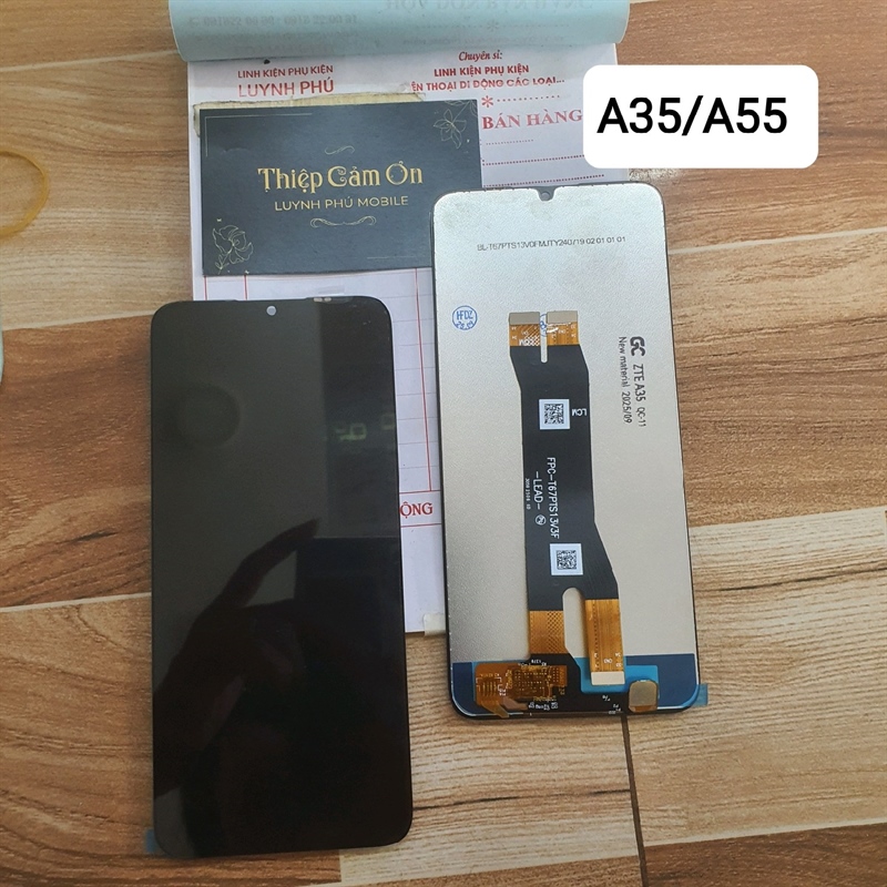 Màn hình zte A55/A35 tặng keo dán