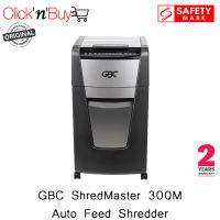 GBC Shredmaster 300M Auto Feed Shredder. Micro Cut. S4 / P-5 Security Level. 300 Shred Capacity. Safety Mark Approved. 2 Year Warranty.