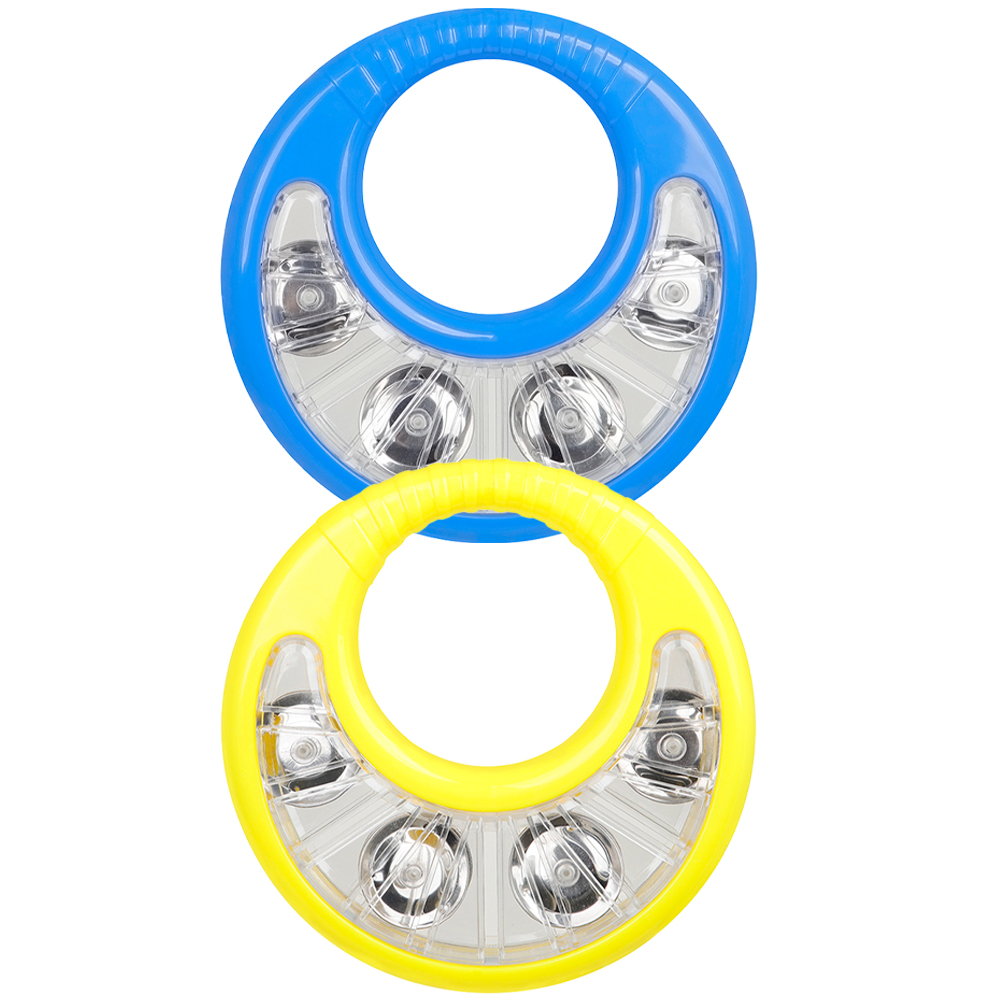 2 pcs trẻ em tay chuông Lắc chuông trẻ em nhạc cụ âm nhạc chuông tay Shaker chuông