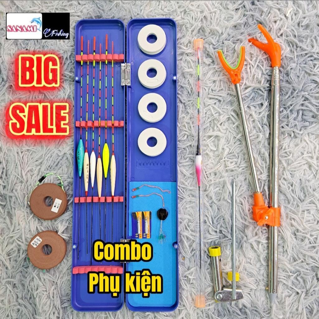 Combo phụ kiện hộp phao ,chống cần ,dây trục câu đài combo1 - Ngoc Quan fishing
