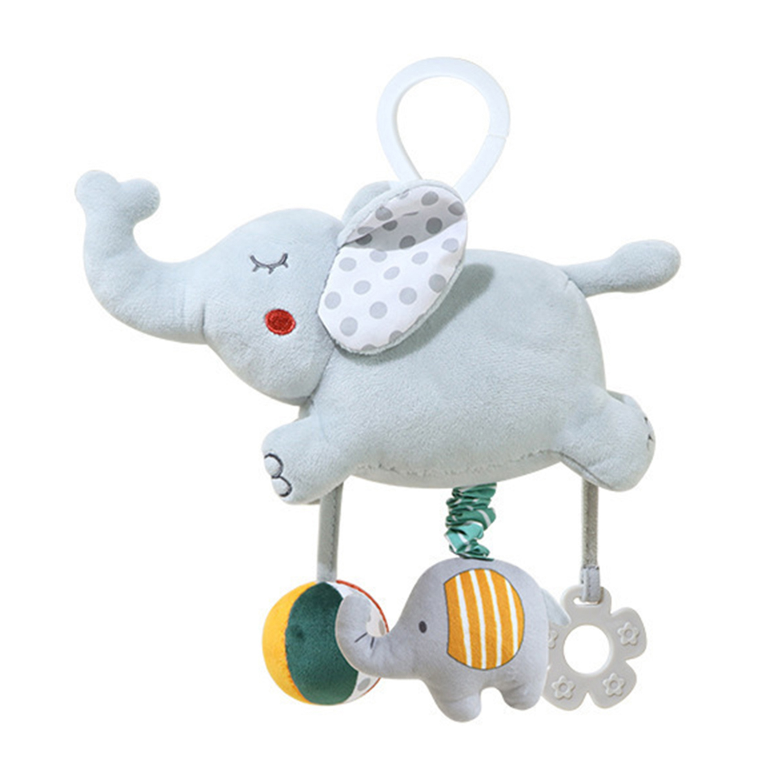 218s Baby Play Mat Rattle Crib Rattle Toy Adorable Elephant hedgehog