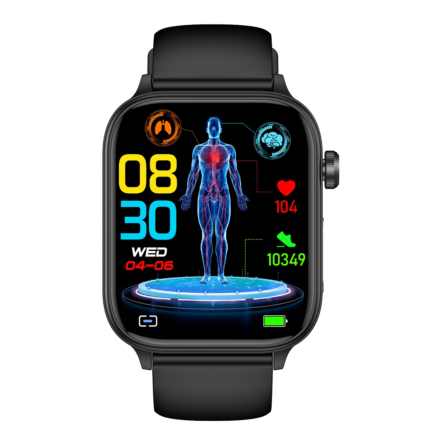 Không xâm lấn đường huyết lipid máu Uric axit ECG Đồng hồ thông minh cho Huawei huyết áp cơ thể kiểm soát nhiệt độ smartwatch cho Nam Nữ cuộc gọi Bluetooth không thấm nước vòng tay thể thao VS et481 et310 et210