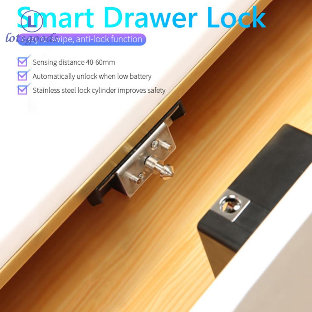 T8 Invisible Intelligent IC Card Cabinet Locker Unlock Electronic Drawer Lock - Thương hiệu UEB Giá 270,000 Đồng*Miễn phí vận chuyển