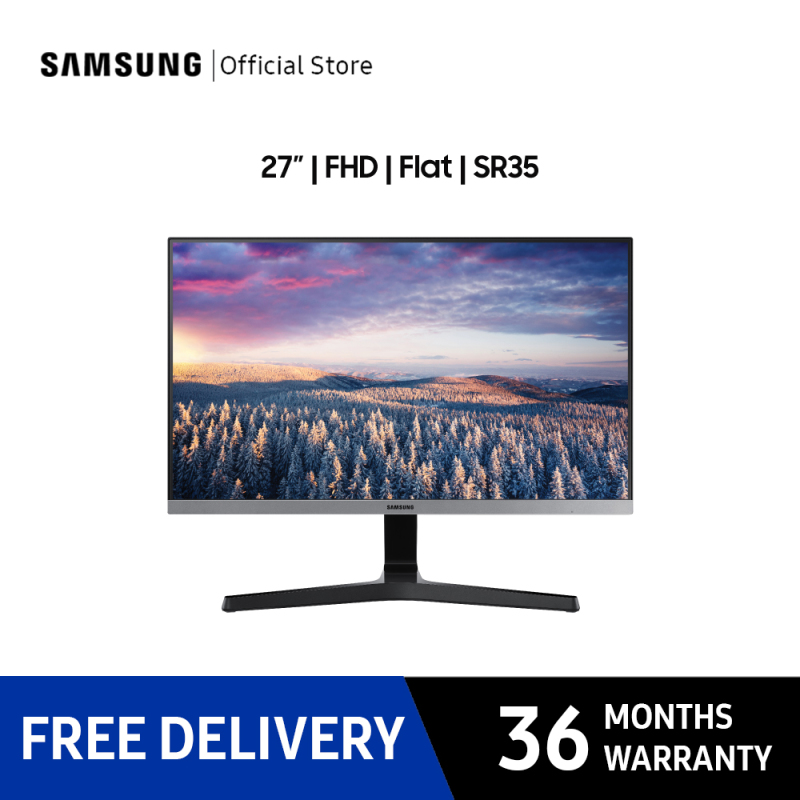 [Bulky] Samsung 27 FHD Gaming Monitor with bezel-less design / 36 Months Warranty / LS27R350FHEXXS Singapore