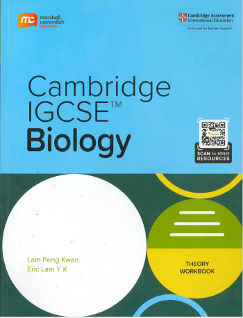 CAMBRIDGE IGCSE BIOLOGY WORKBOOK + EBOOK (2 YEARS) (ISBN: 9789815027419) Harga  68 Ringgit*Penghantaran Percuma