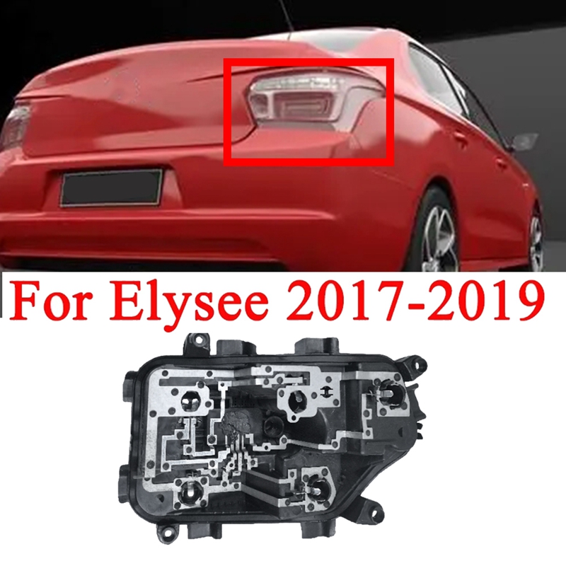 1Pair Rear Taillight Circuit Board Base Replacement Accessories for C-Elysee 2017-2019 Brake Tail Lamp Holder Wiring Board No Bulb