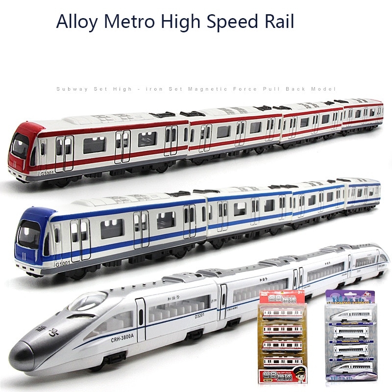 4Pcs Lot Alloy Train Model High