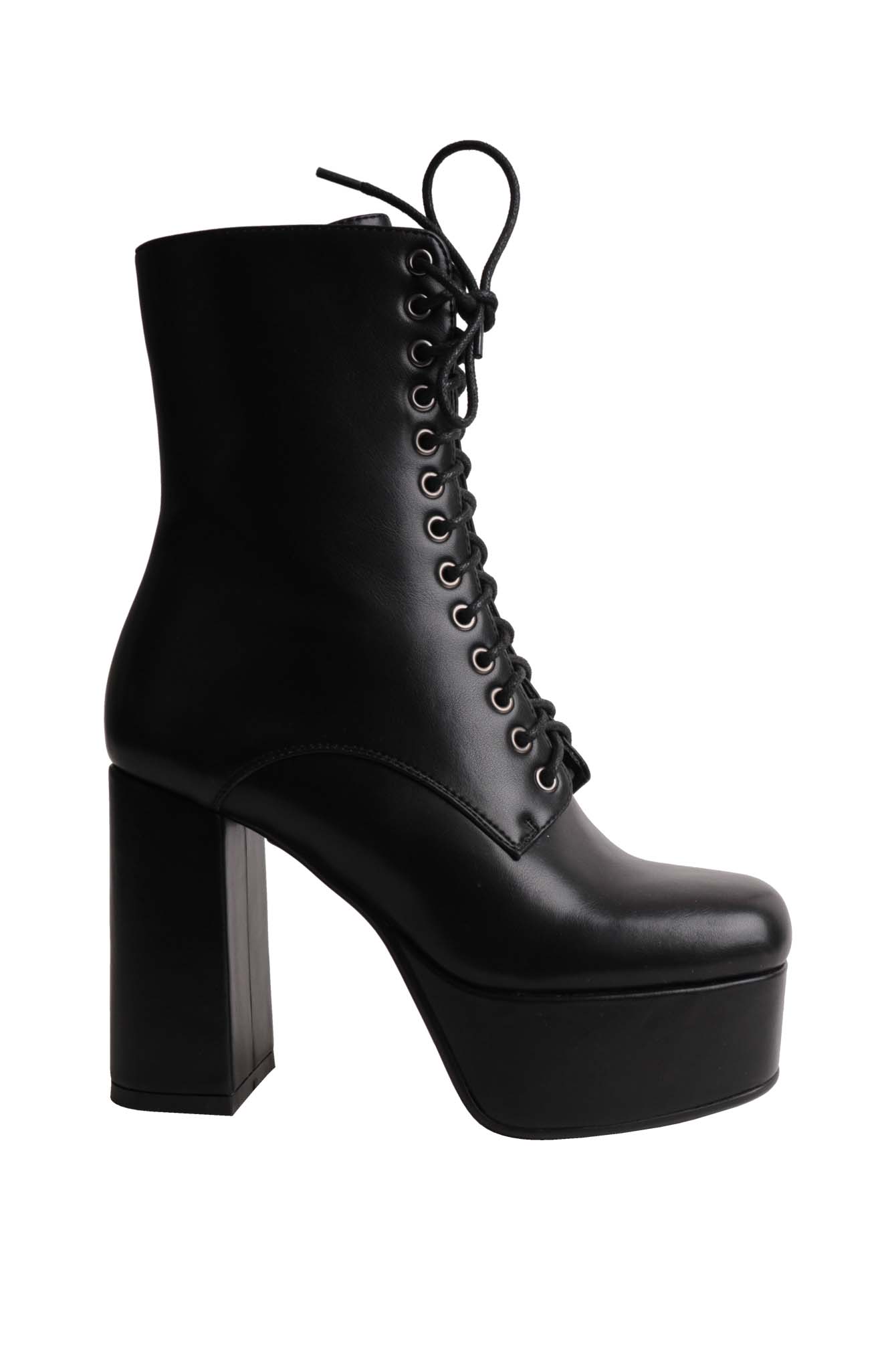 Villains SF GUS Women's Platform Lace-Up Boots | Heel Height 4.5" ราคา 2,990 บาท*ส่งฟรี
