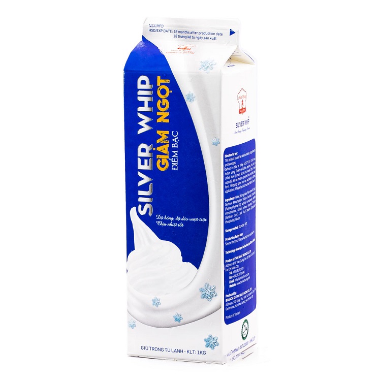Kem topping silver giảm ngọt TNH 1kg