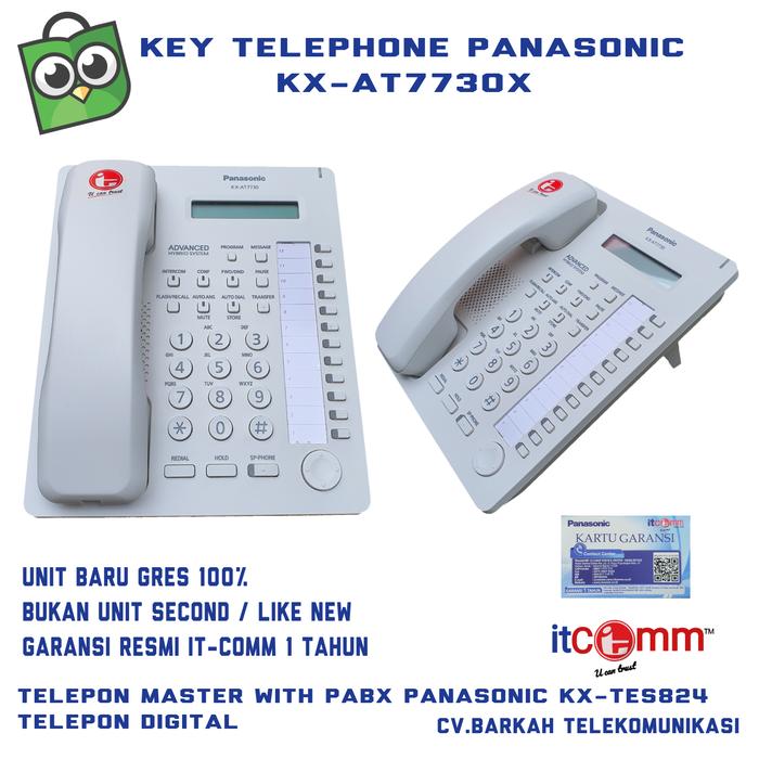 TELEPON DIGITAL PANASONIC KX-AT7730 / AT7730X GARANSI RESMI IT-COMM - Elvoir Store Harga  3,520,000 Ringgit*Penghantaran Percuma