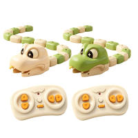 1/2 Sets Remote Control Magnetic Snake Toy 2 Players Competitive Eating Itself Snake Toy Parent-Child Interactive Snake Toy for Toddlers Boys Girls