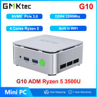 GMKtec G10 MINI PC AMD Ryzen 5 3500U Radeon™ 2×DDR4 SO-DIMM 2×M.2 2280 PCIe3.0x4 HDMI