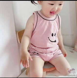 [Bé từ 7-19 kg] Bộ quần áo ba lỗ vải cotton hàn dễ thương hiệu Minky Mom cho bé thumbnail