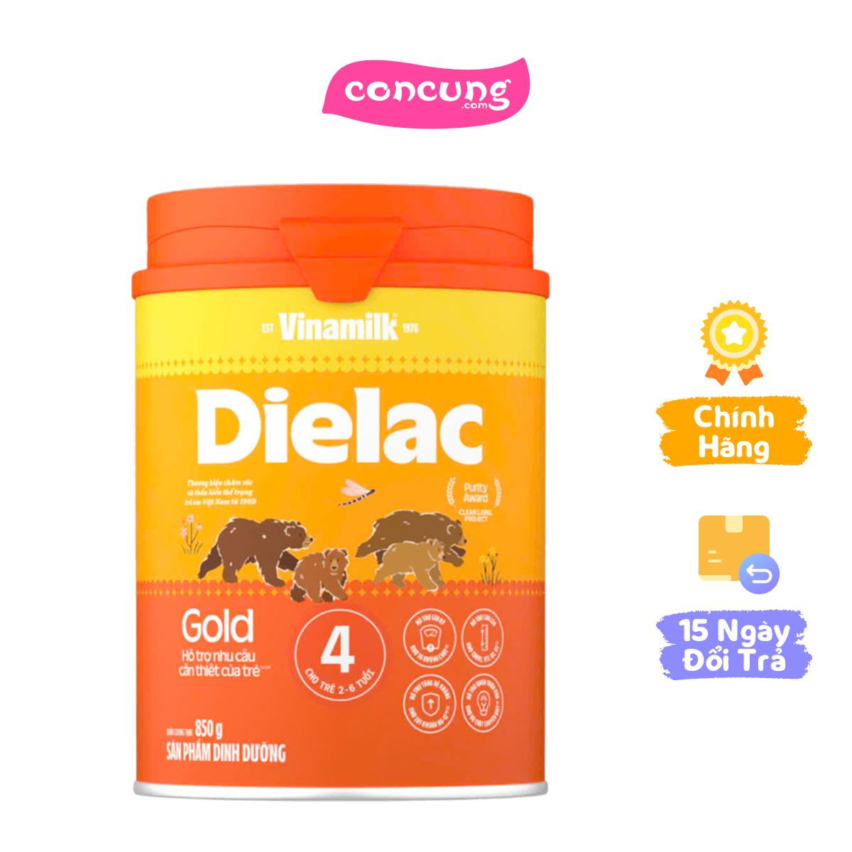 Sữa bột Dielac Gold 4 HT 850g