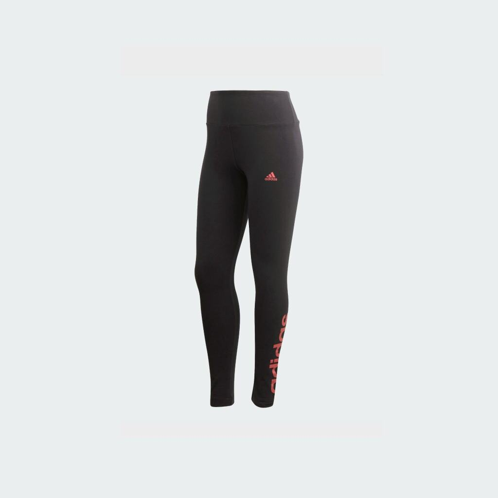 adidas Phong cách sống QUẦN LEGGING LOGO CẠP CAO ESSENTIALS Nữ Đen HL2018