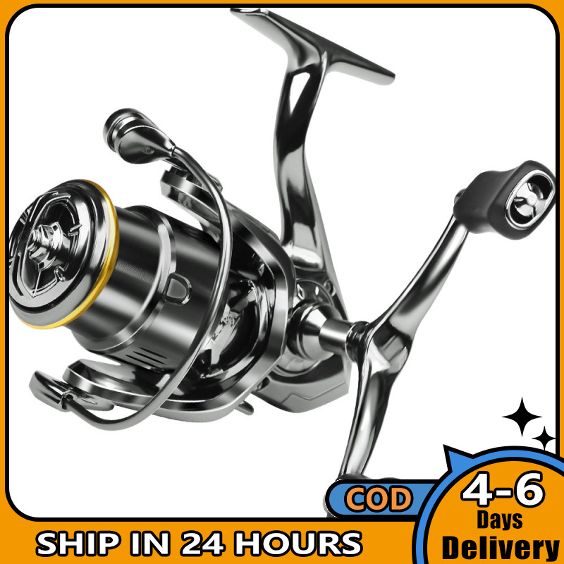 Ống cuộn dây câu nước mặn khung kim loại toàn bộ 15 lbs tối đa kéo Surf quay Reel 5.2 : 1 tốc độ cao siêu nhẹ cuộn dây câu