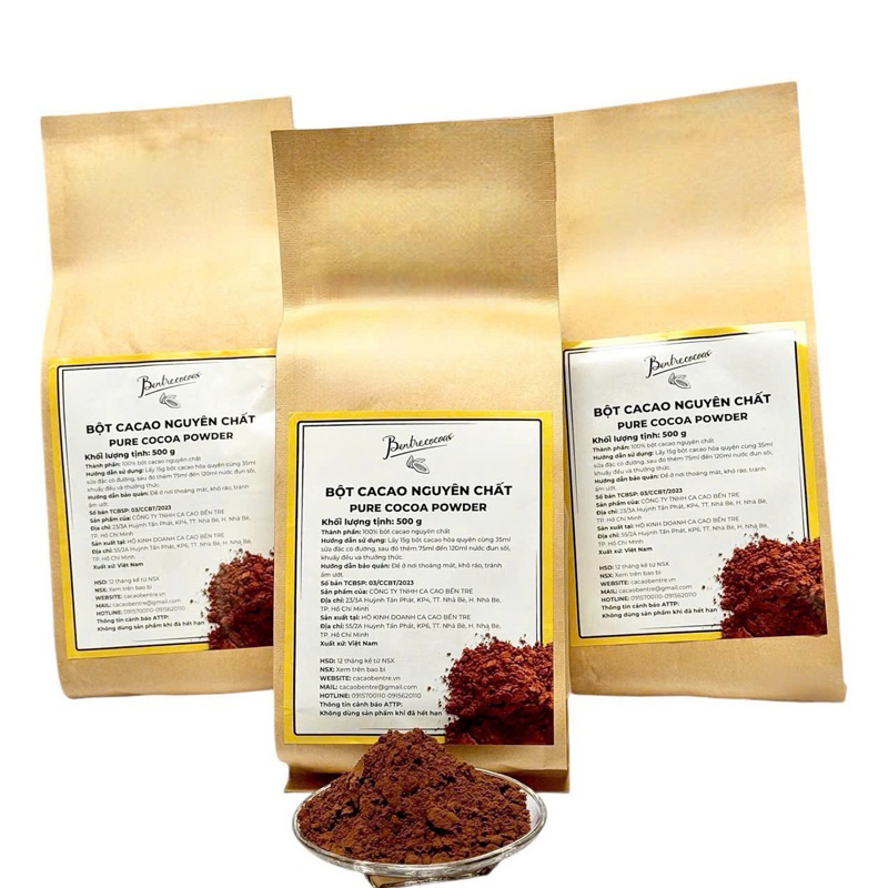 Bột Cacao Nguyên Chất Đặc Biệt L1 10-12% Béo – Dạng Mịn, Dễ Tan