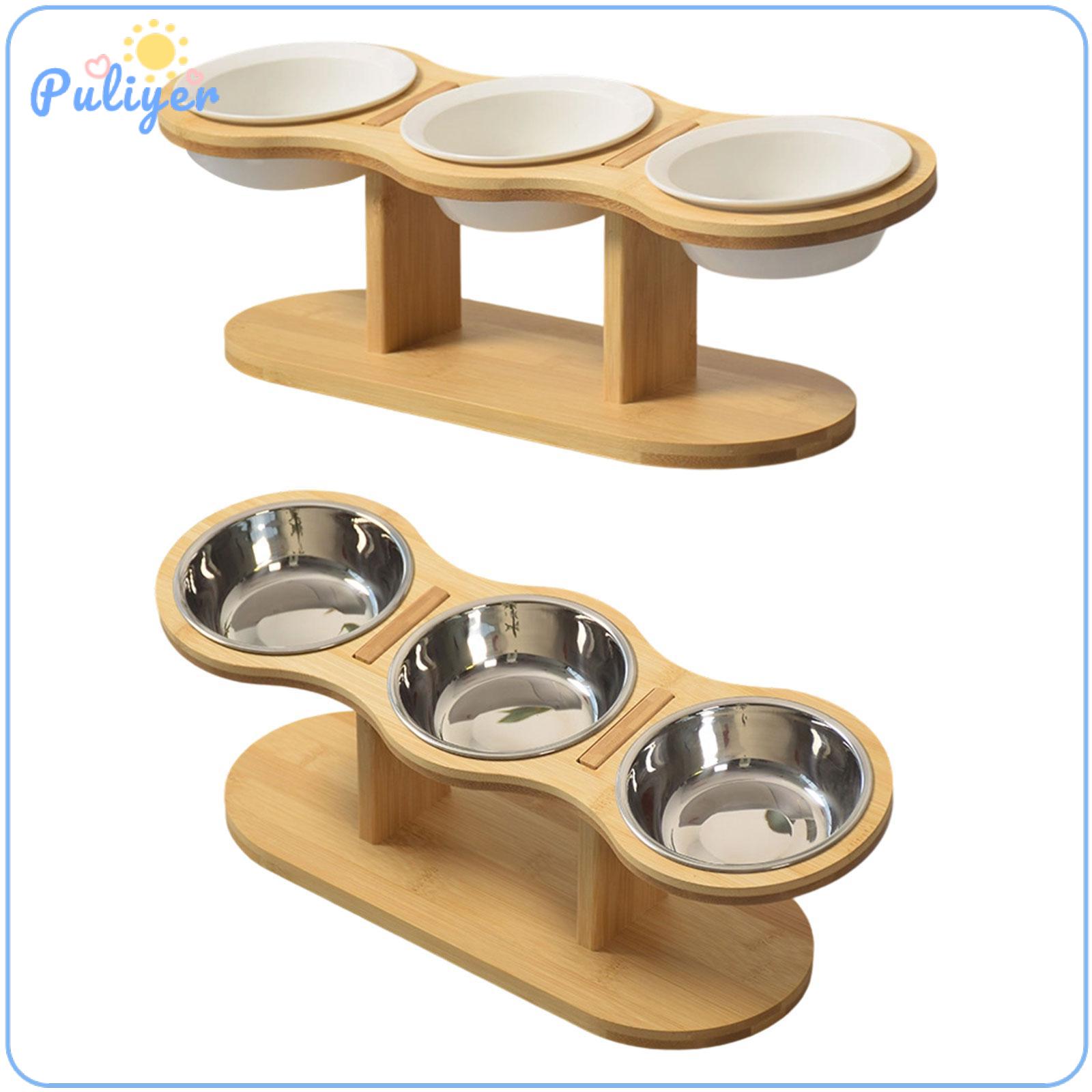 Elevated Cat Bowls Cat Feeding Bowls Cat Feeding Station Puppy Dish Raised Cat Food Bowl Pet Feeder for Indoor Cats Puppy ราคา 1,670 บาท*ส่งฟรี