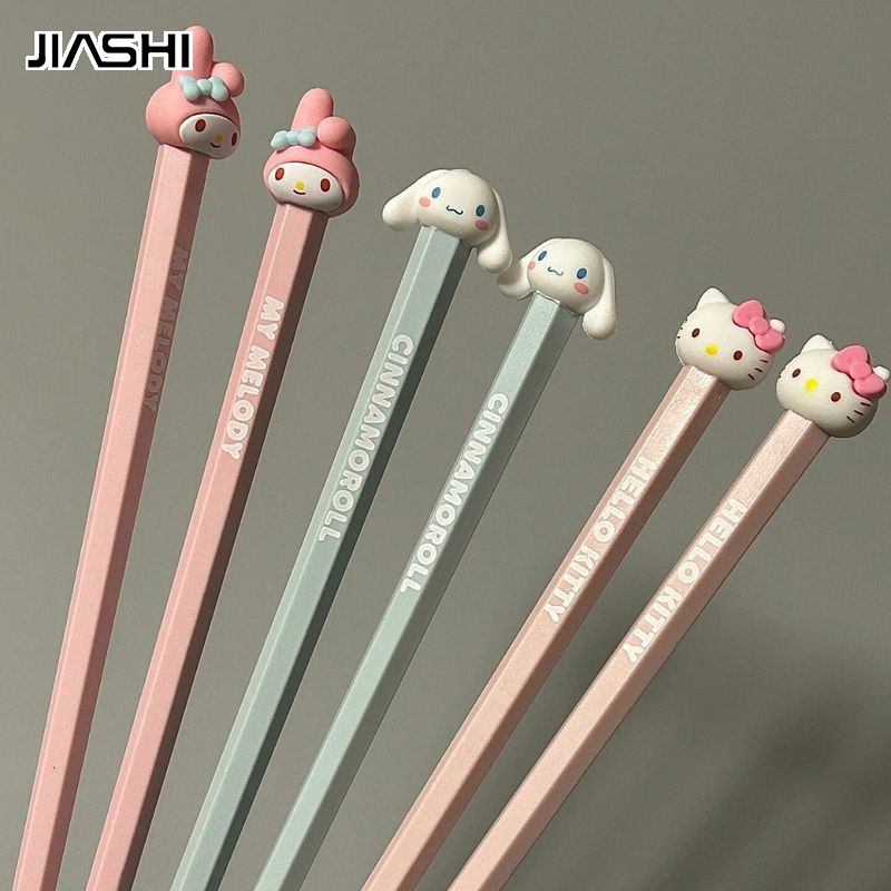 Đũa hợp kim hoạt hình dễ thương jiashi để sử dụng tại nhà, thiết kế chống trượt, hoàn hảo cho các cặp vợ chồng