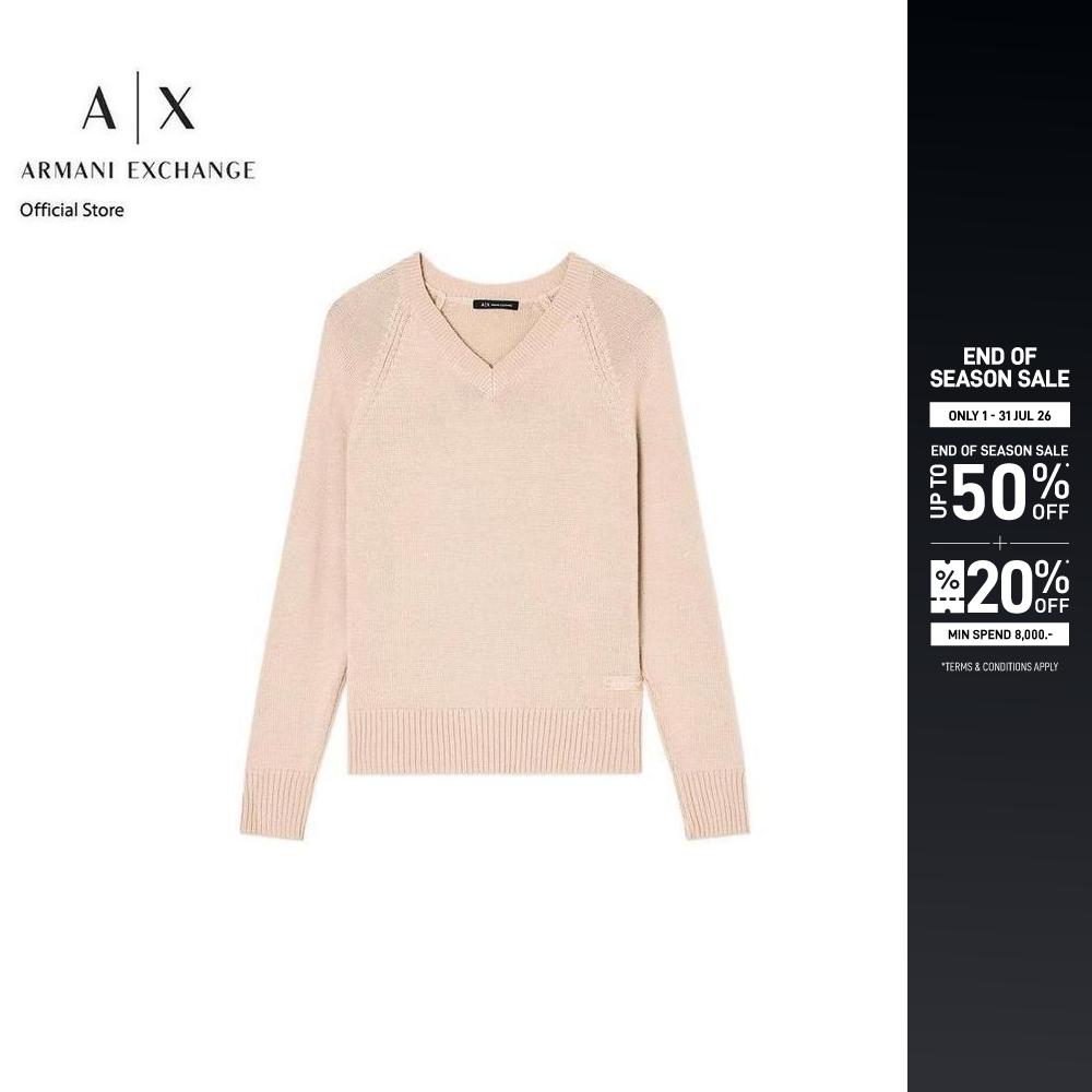 Armani Exchange Pullover Women XW001335-AF13774-U1051 Beige ราคา 3,795 บาท*ส่งฟรี