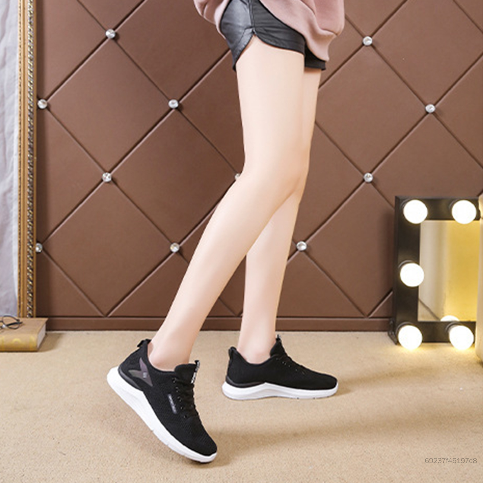 Giày chạy bộ nữ buộc dây chống mài mòn hợp thời trang Thích hợp cho môn thể thao Gym Chạy bộ JS-002-VN - 2