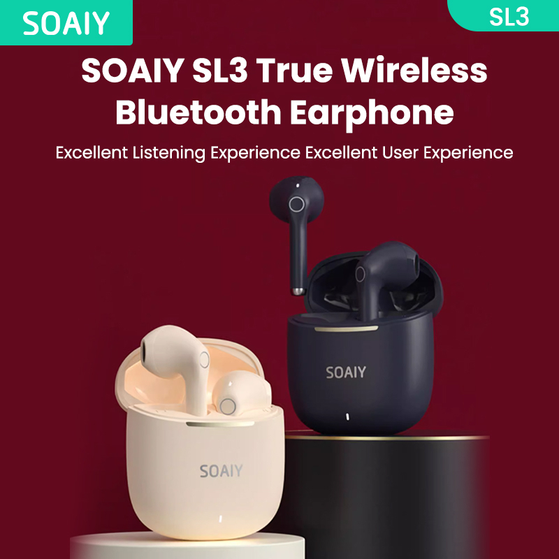 Tai nghe chụp tai SOAIY SL3 Bluetooth không dây âm thanh nổi giảm tiếng ồn thích hợp cho iPhone Xiaomi Samsung iPad