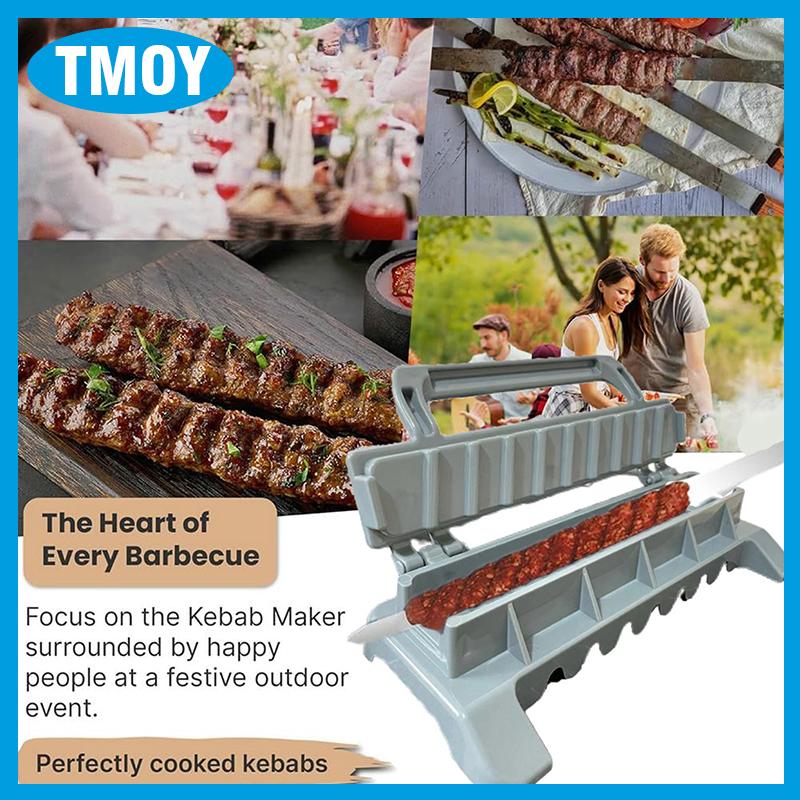 TMOY เครื่องทำเคบับแบบใช้ซ้ำได้, เครื่องทำเคบับย่างบาร์บีคิวแบบแถวเดียวใช้ซ้ำได้ ราคา 198 บาท*ส่งฟรี