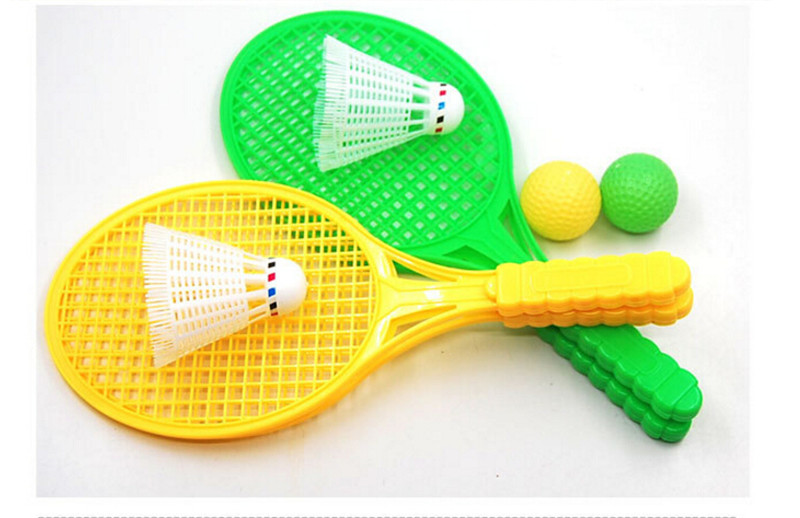TY Toy 1 đôi vợt tennis cầu lông trẻ em Đồ chơi giường thể thao cho bé Đồ chơi giáo dục