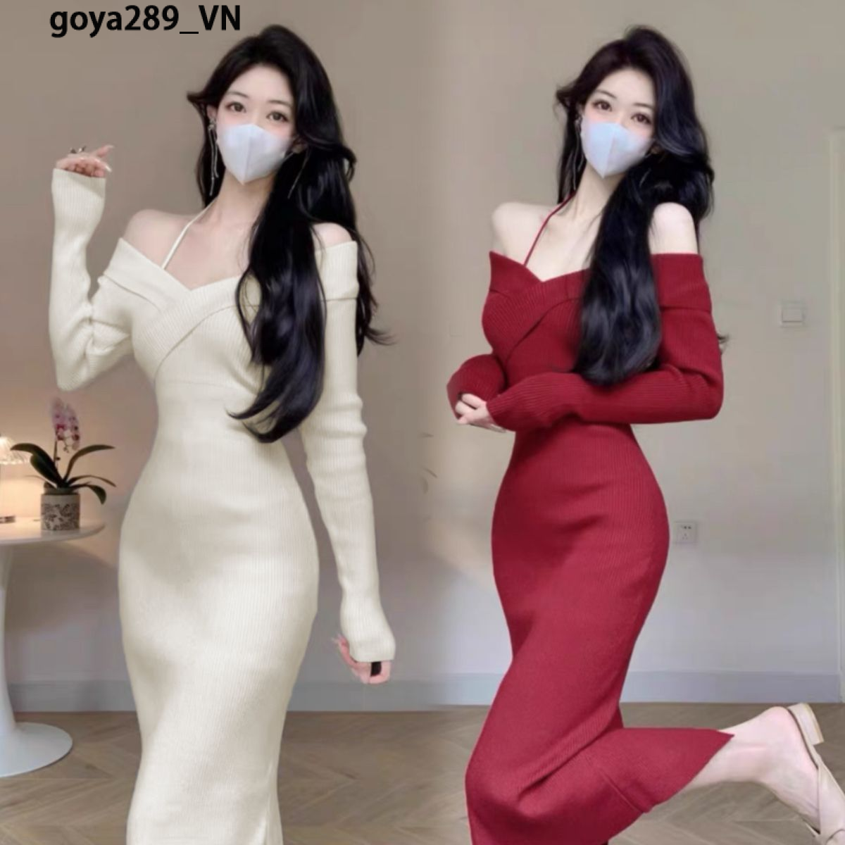 goya289 Cô gái ăn mặc mày may đo sang trọng tráng lệ thanh lịch WLQ24801NO