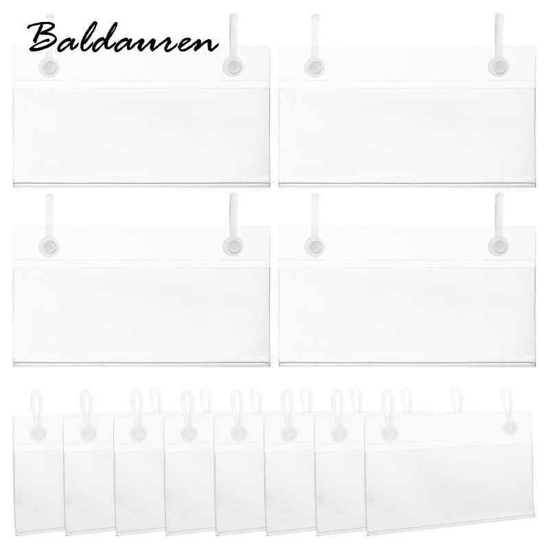 BALDAUREN กล่องป้ายชั้นวางขายปลีกพลาสติก-สำหรับเก็บเข้าลิ้นชักลวด, ป้ายตะกร้า-ป้ายแสดงสินค้า-อุปกรณ์ช้อปปิ้ง-ง่ายต่อการเปลี่ยน, ทนทาน ราคา 9 บาท*ส่งฟรี