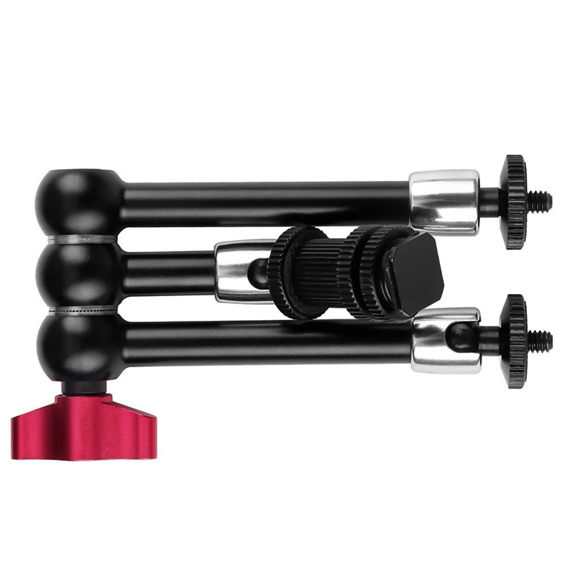 (XOEB) 3 Way Adjustable 11-Inch Magic Arm Super Clip for Lcd Display, Led Video Light, Flash Slr Camera Accessories