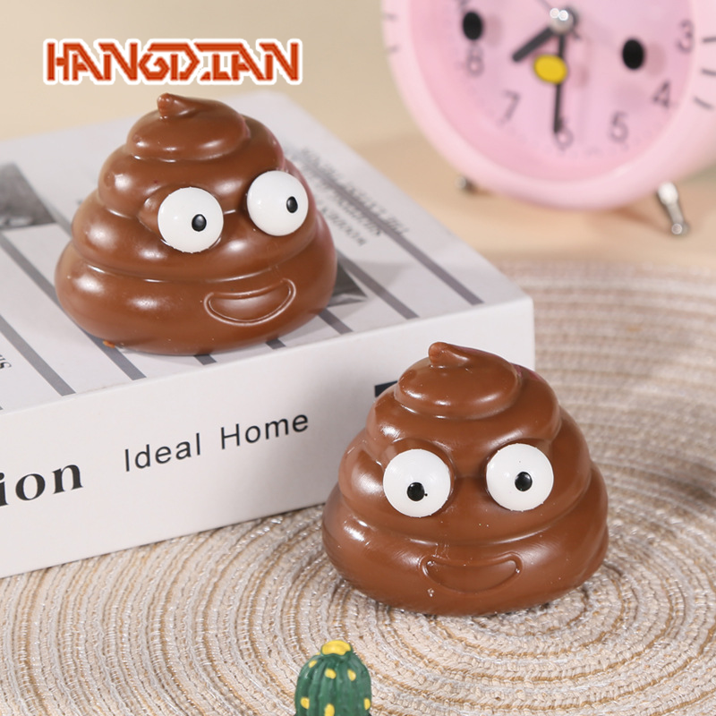 [Hangdian Squishy Toys, Anti-Stress Toys Funny Stress-Relieving Toy with Big Eyes - Slow Bouncing Squeeze Toy for Fun and Relaxation.,HANGDIAN Funny Poop Squishy Stress Relief Toy with Big Eyes - Slow Rebound Squeeze Toy for Fun and Relaxation,] ราคา 39 บาท*ส่งฟรี