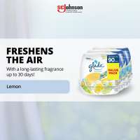 Glade Scented Gel Fresh Lemon Air Freshener - (180G x 3) [Bundle of 3]
