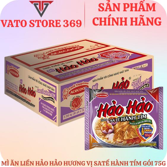 Mì ăn liền HẢO HẢO hương vị satế hành tím gói 75g