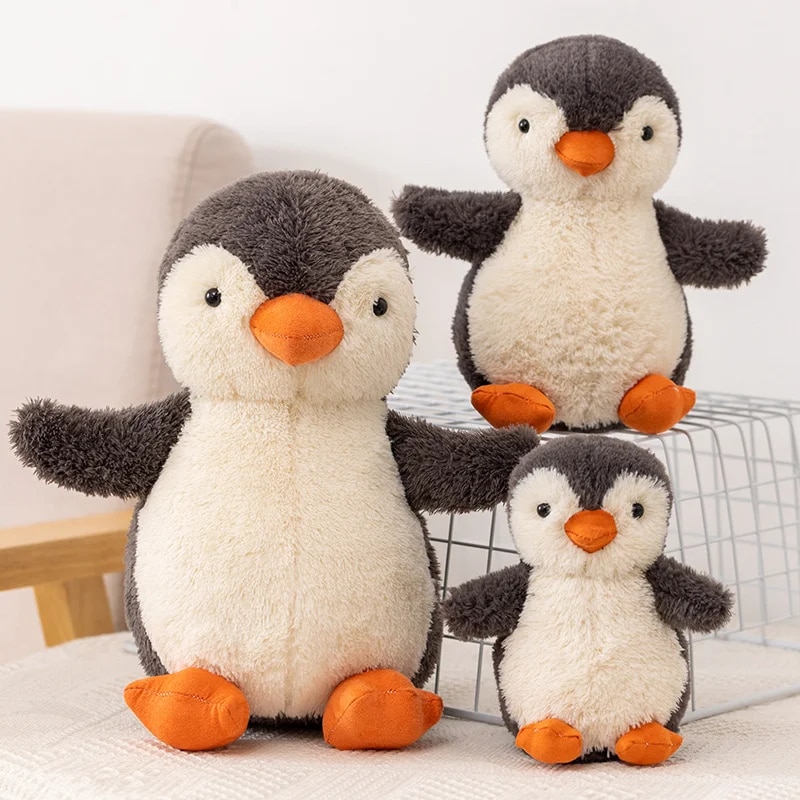 1PC Cute Baby Penguin Plush Toy Soft Plushies Stuffed Animal Antarctic Penguin Kawaii Peluche Room Decoration Kids Birthday Gift