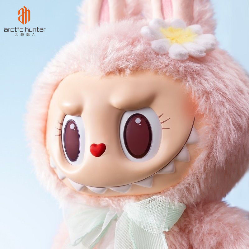  ARCTIC HUNTER Hành lý Mặt dây chuyền labubu mật ong loạt Vinyl búp bê vải nhung mặt dây chuyền labbu đồ trang sức tay búp bê 