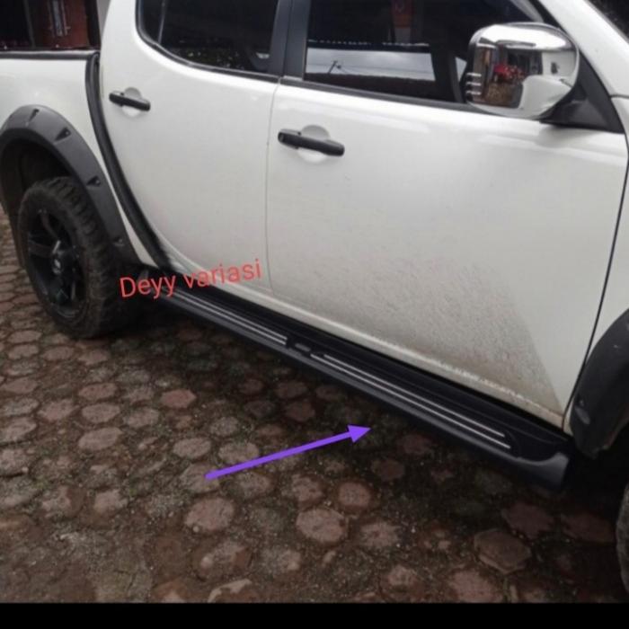 FOOT STEP INJAKAN SAMPING TRITON DOUBLE CABIN 2008-2014- Apocalypse77 Harga 1,516,000 rupiah*Gratis Ongkir