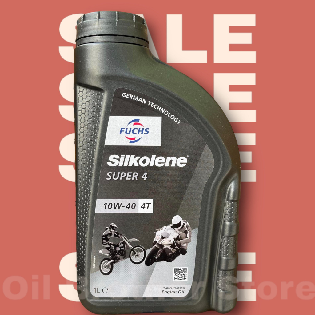 Nhớt xe số fuchs silkolene max super 4 10w40