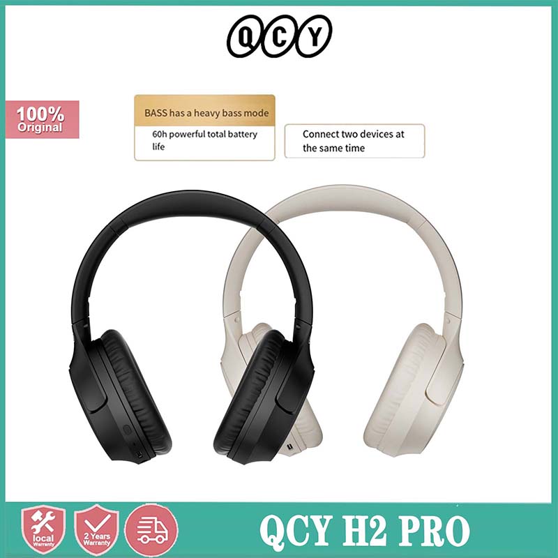 QCY H2 Pro Headworn Wireless Bluetooth Earphones with Noise Reduction and
