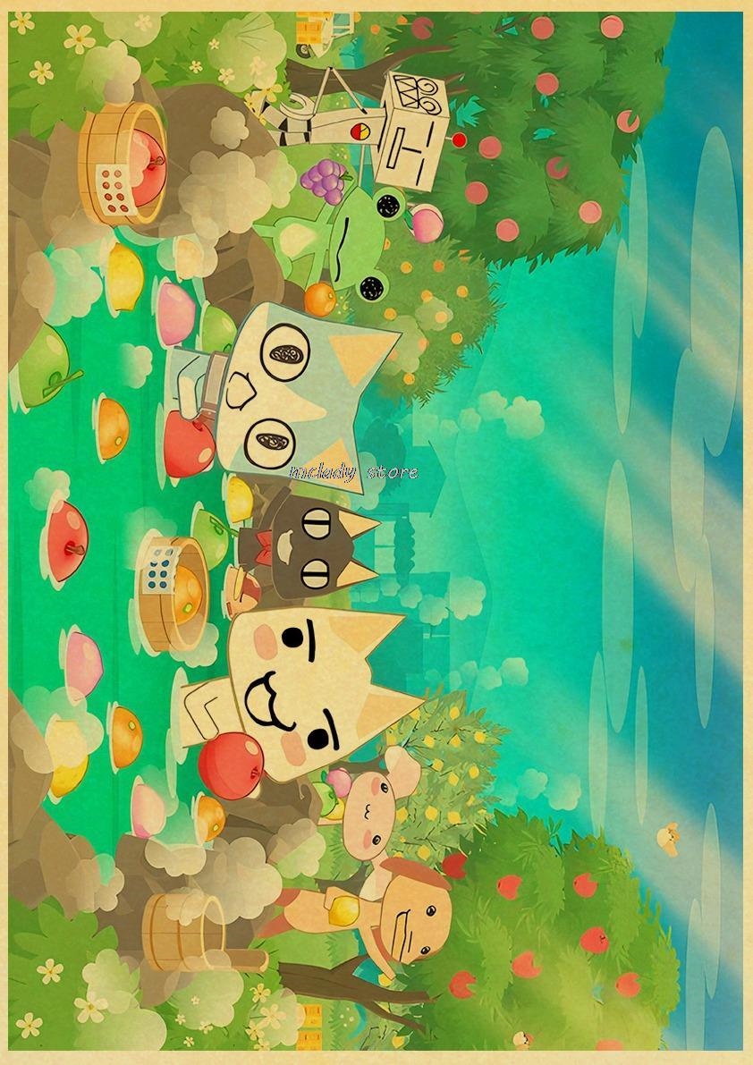 Inoue toro CUTE Cat Poster Home Room Decoration Kraft Paper Poster