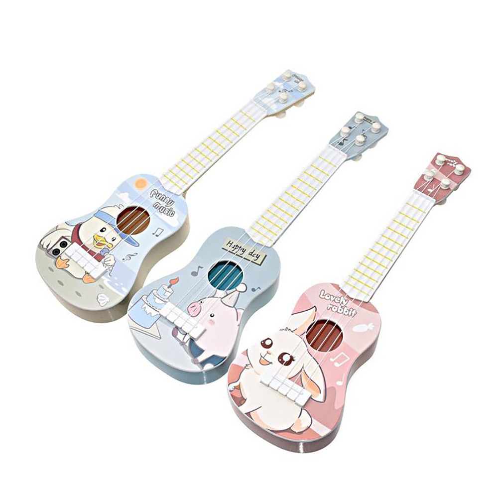 GLEOITE 1pc Classical Kids Guitar Kids Toys For Beginner 4 Strings Small