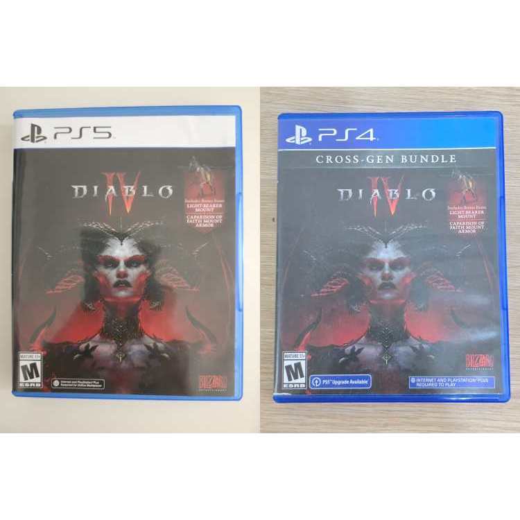 Ps4/Ps5 Diablo 4, Diablo Iv, 1/2 Player, Ready to Ship ราคา  990 บาท*ส่งฟรี