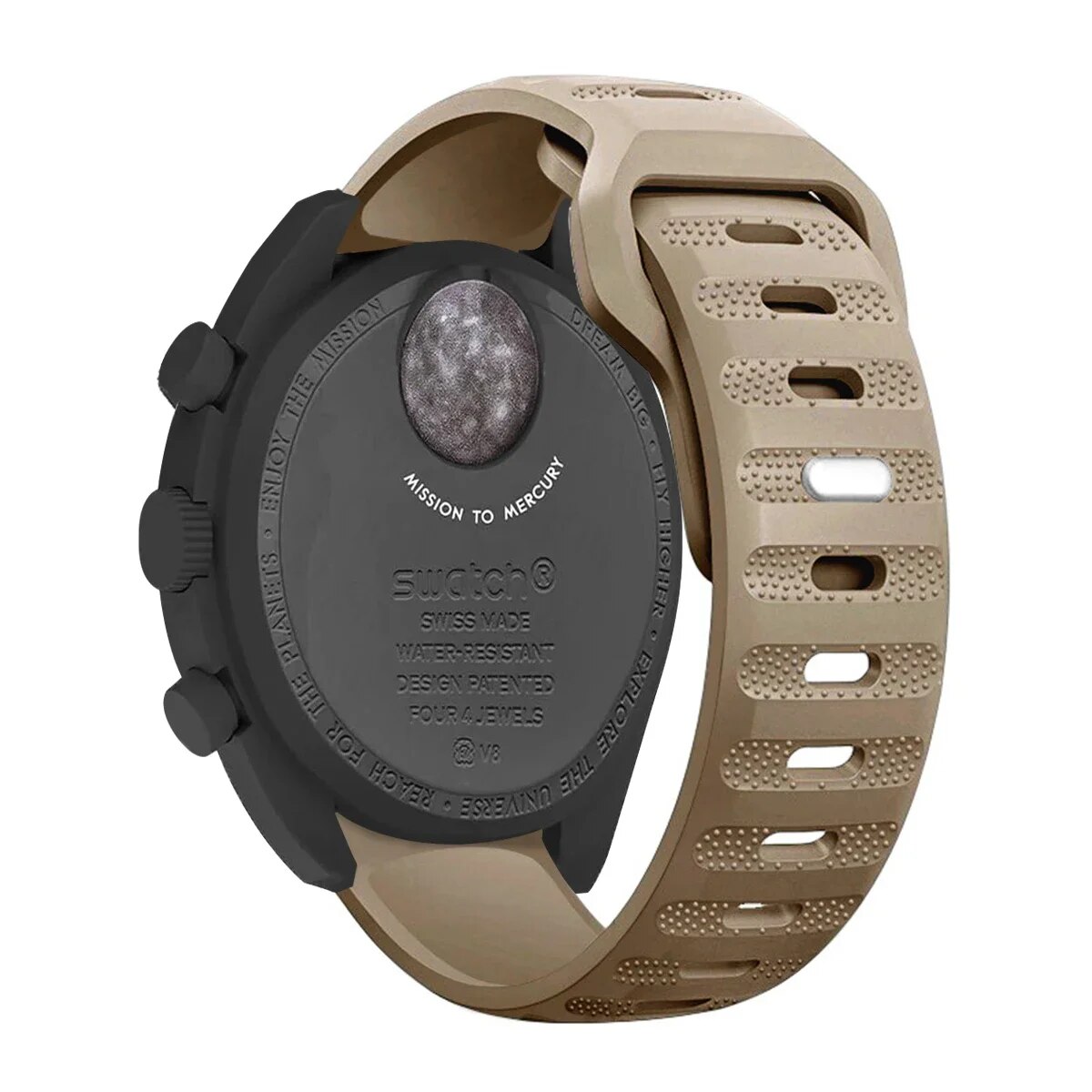 Geekthink Đồng hồ Galaxy Dây đeo cho Samsung silicon 20mm 22mm 4/5 Pro/6 Classic/Gear S3/Active 2 chất liệu Silicone thích hợp với hoạt động thể thao cho Omega X Swatch Joint Moonswatch Band