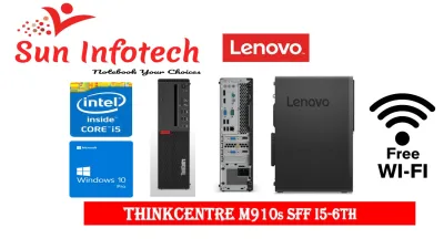 LENOVO ThinkCentre M910s Desktop Intel Core i5-6th gen 8GB DDR4 RAM 256GB Windows 10 pro With Free WIFI Dongle (Refurbished)
