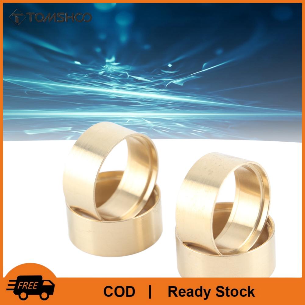 Tomshoo RC Brass bánh xe trọng lượng độ ổn định cao cường độ cao Vàng mô phỏng Brass trục bánh xe đối trọng cho fcx24 1/24 xe RC