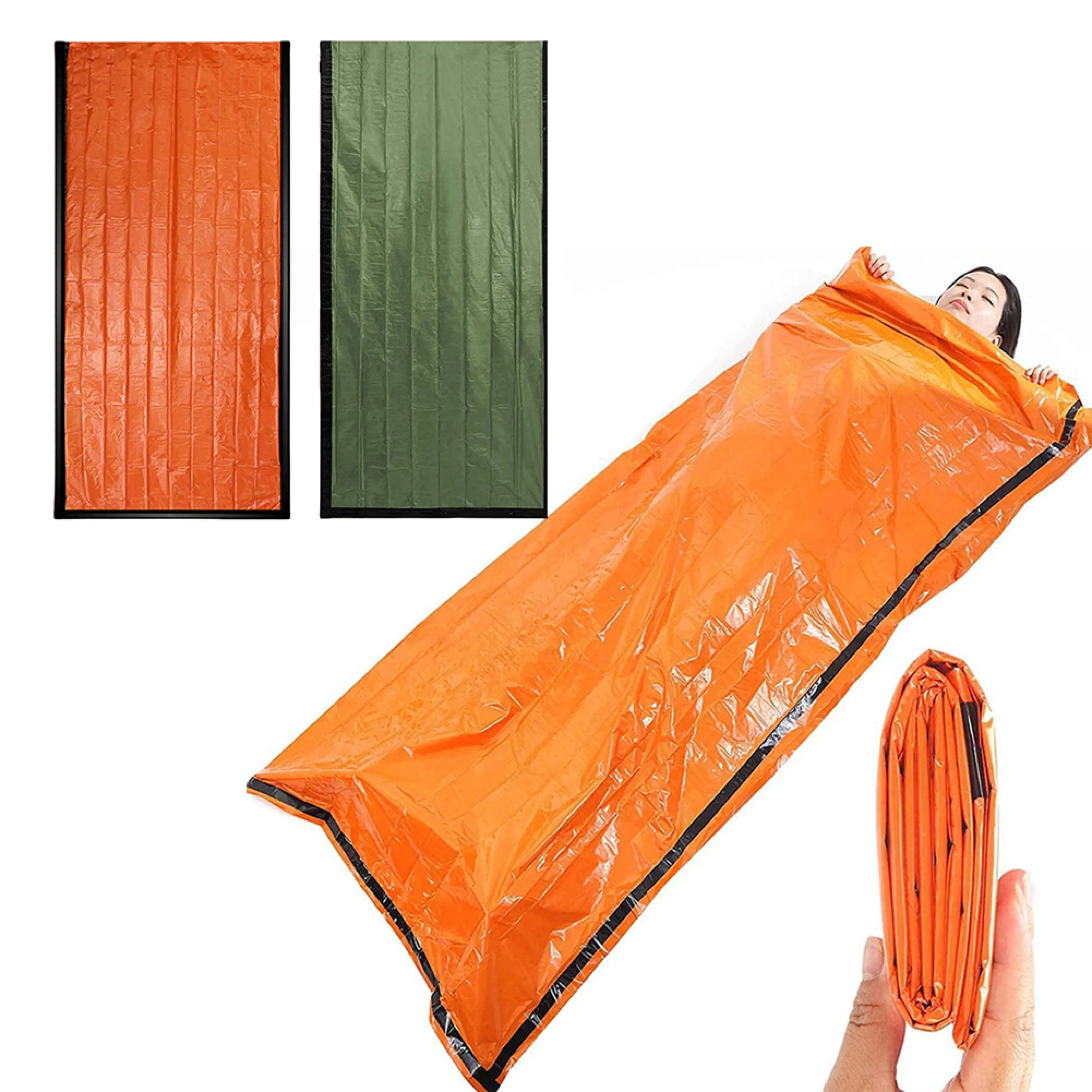 Cold Weather Waterproof Sleeping Bag for Camping and Hiking Thermal Bivy Sack Insulated and Weatherproof Sleeping Gear