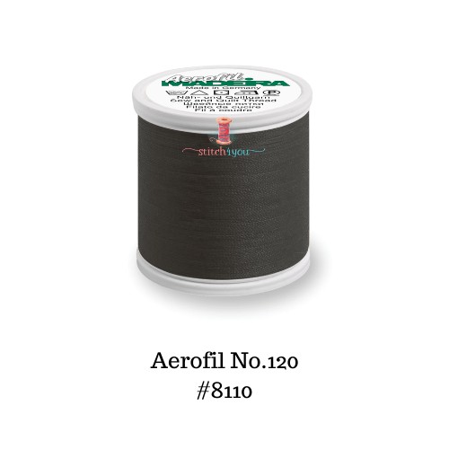 Madeira Aerofil All Purpose Sewing Thread (No.120 400m) Navy / Gray / Black / Fluorescent Pink Green Yellow Orange