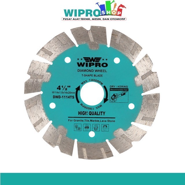 Wipro D. Wheel Dry DWD-1114TS(114x1.8x14x20mm) Harga 72,500 rupiah*Gratis Ongkir