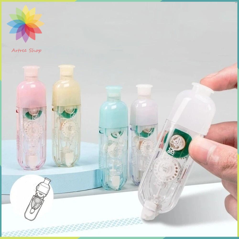 HETU070703. Loại báo chí Băng keo chấm Tự làm sổ lưu niệm Hình dạng bút Bút keo dán Bền bỉ Dung lượng lớn Băng dính hai  Văn phòng phẩm cho sinh viên