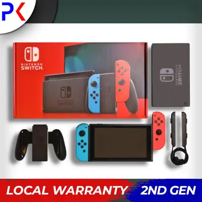 Nintendo Switch Console + 1 Year Local Warranty (Second Generation)